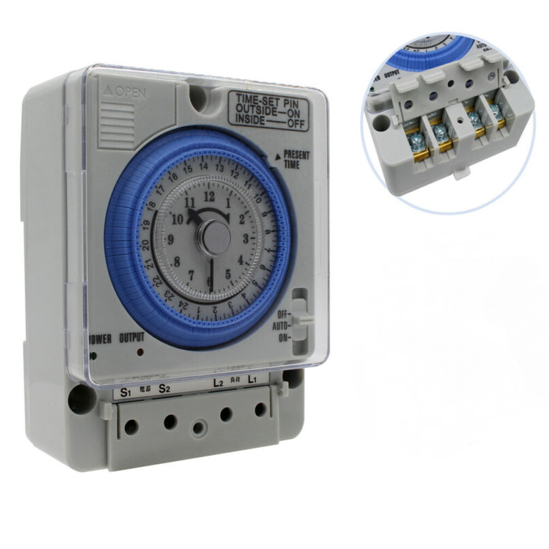 Tb35-N Programmable Din Rail Water Heater Timer Switch Time 100-240V Controller