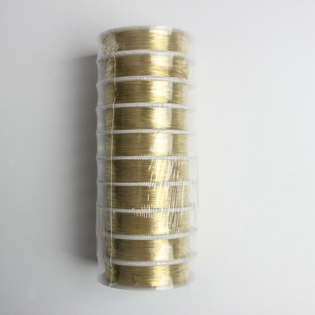 2 Rolls 22m Iron Wire Cord for Jewelry Making Wedding Flower Arranging 0.3mm