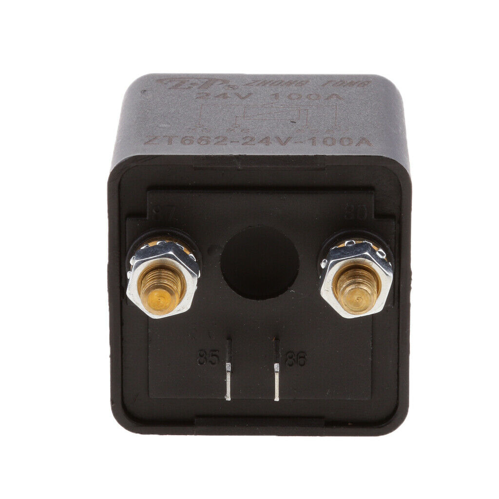 4 Terminal DC 24V 100A Relay Switch Control for Car Truck Motorcycle Boat