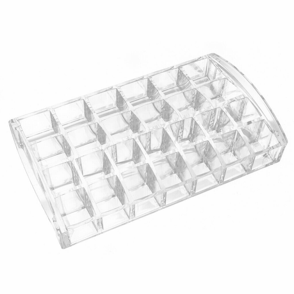 26 Slots Acrylic Lipsticks Holder Storage Cosmetic Organizer Display Stand