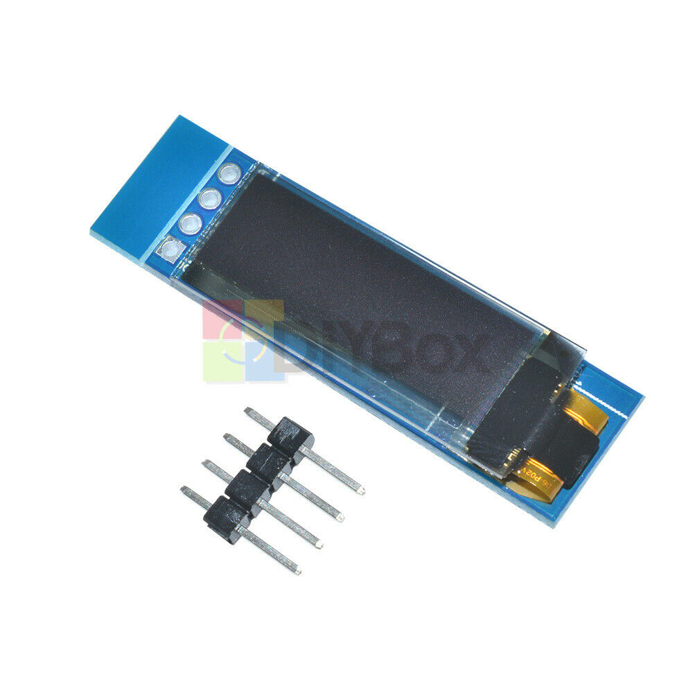 10Pcs 0.91" inch IIC I2C 128x32 Blue OLED LCD Display Module Fit For Arduino PIC