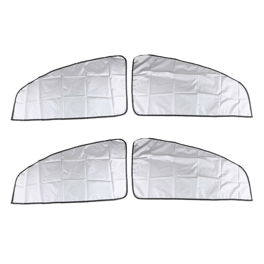 4 Pack of Windshield Sunshade  Sun Side Window Shade Visor  Curtains Shield for