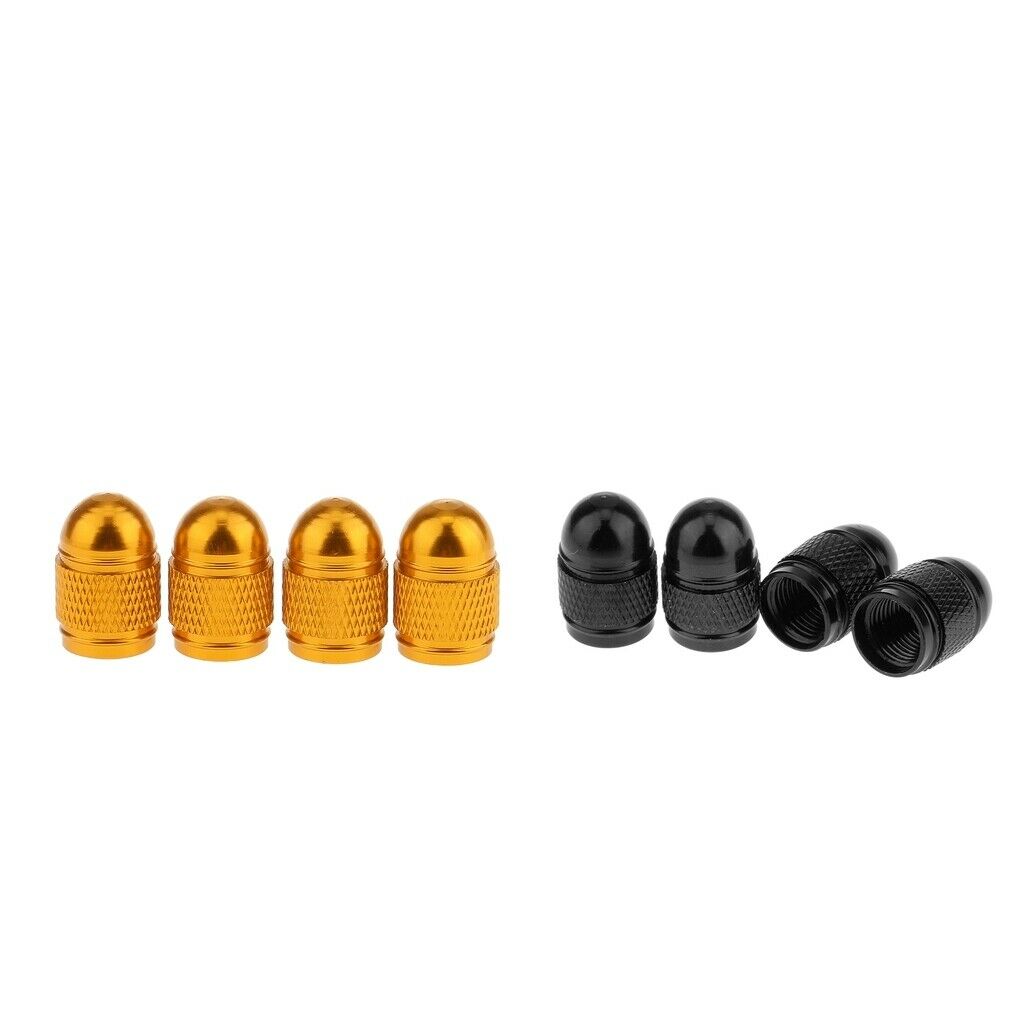 Pack of 8 Universal Car Truck Bullet Style Rim Valve Tire Air Port Covers Stem