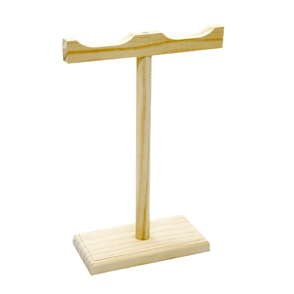 Wooden Standing Adjustable Parrot Training Perch Stand Bird Travel Perches