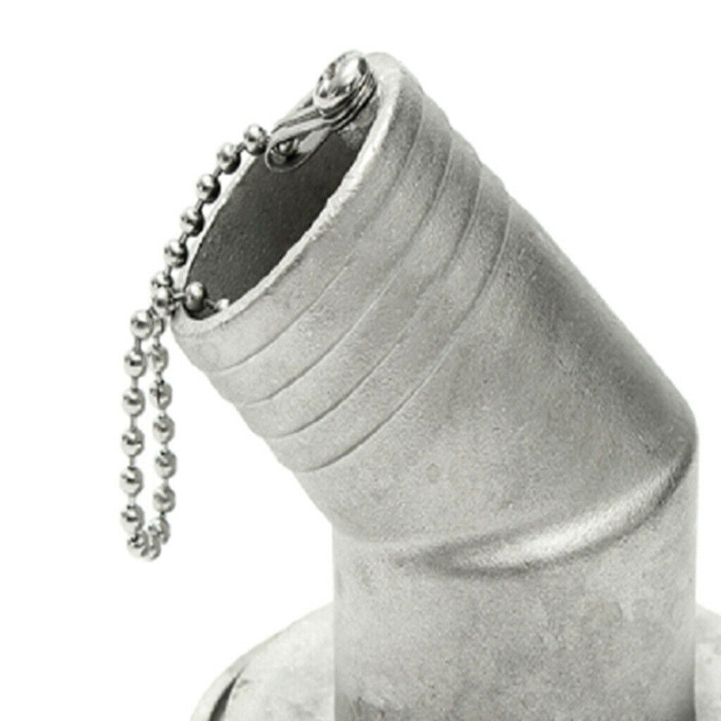 Stainless Steel Elbow Filler Neck, Deck Filler With Tank   For Boat, Yacht,