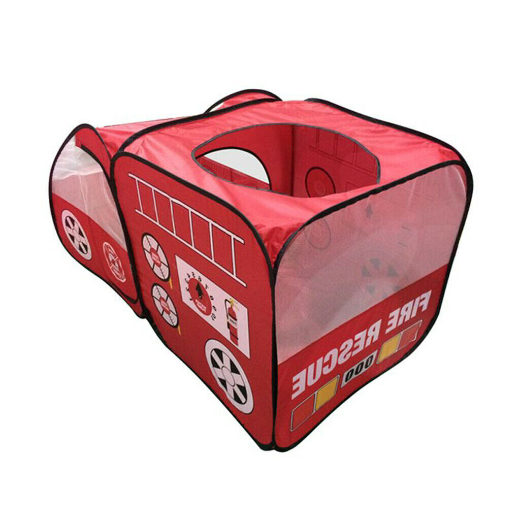 Children Tent Toys Playhouse Indoor Outdoor Games Fire Car Car Kids Car Toys