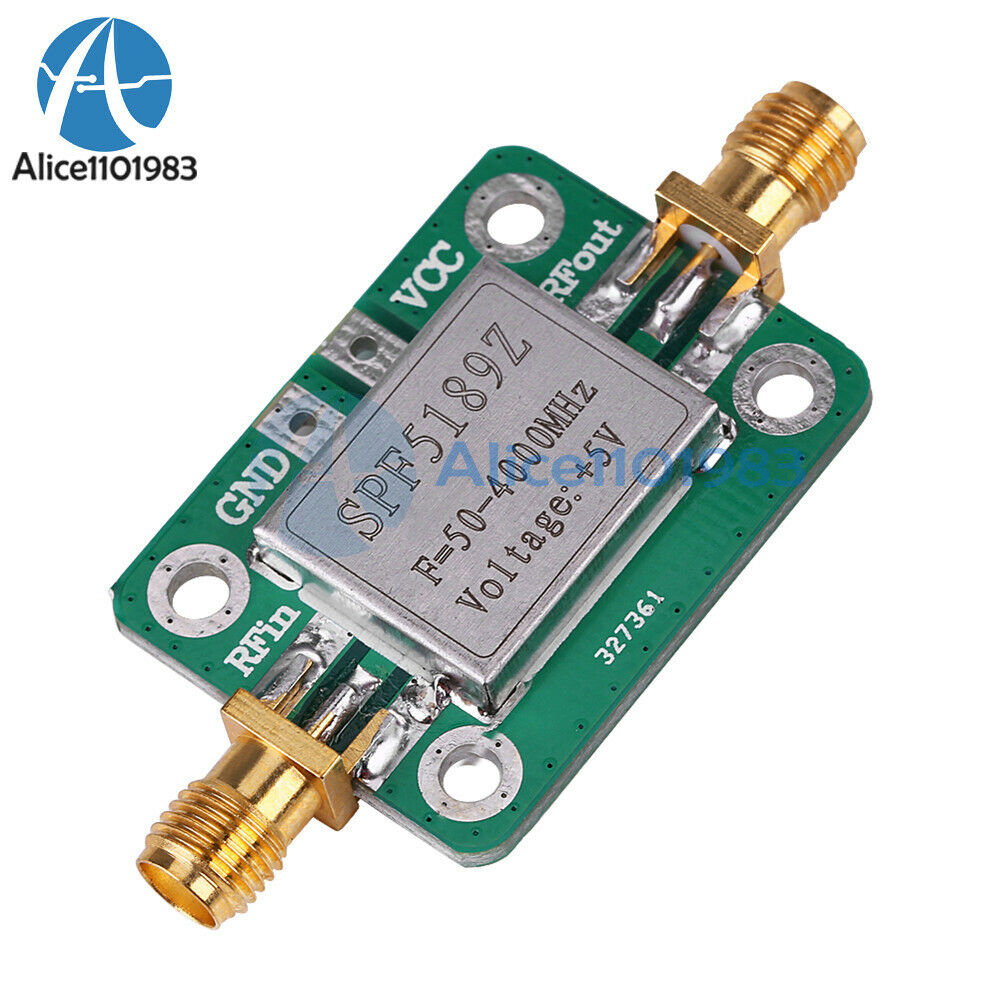 2PCS LNA 50-4000MHz RF Low Noise SPF5189 NF = 0.6dB Amplifier Signal Receiver