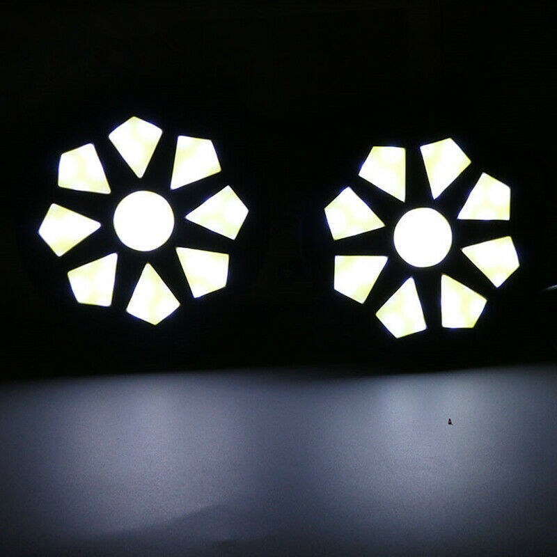 2PCS Car LED Daytime Waterproof COB High-power Driving Light 180Â° Beam Aangle