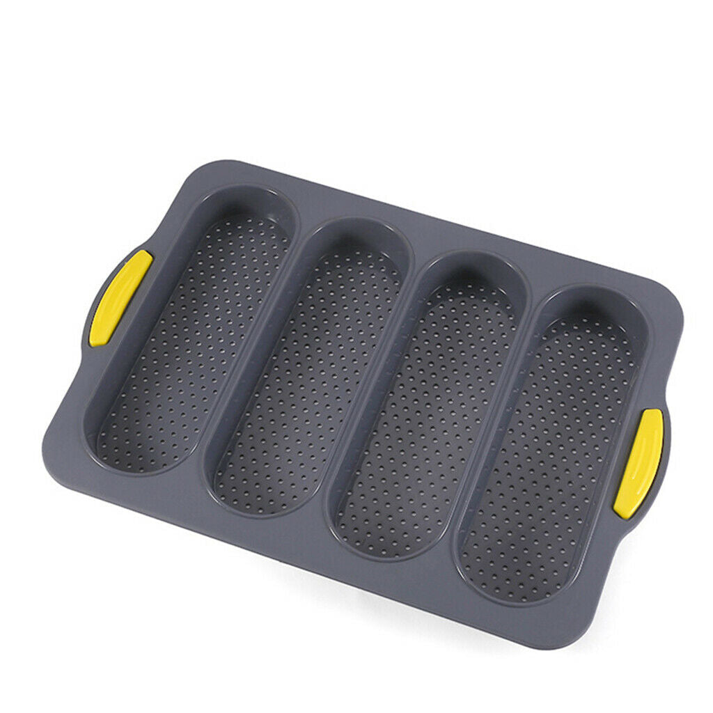3 Waves French Bread Baking Tray Mold Loaf Tin Loaf Mould Cake Pan