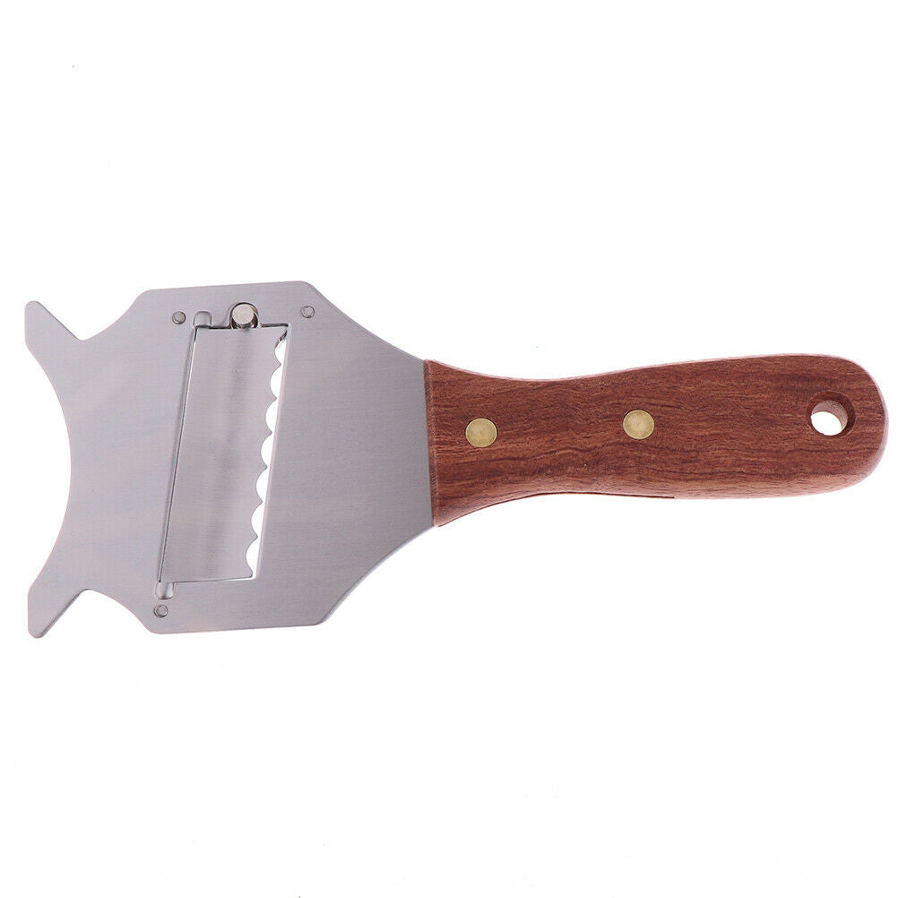 Stainless Steel Truffle Cheese Slicer Adjustable Chocolate Shaver Wavy BladeBDD