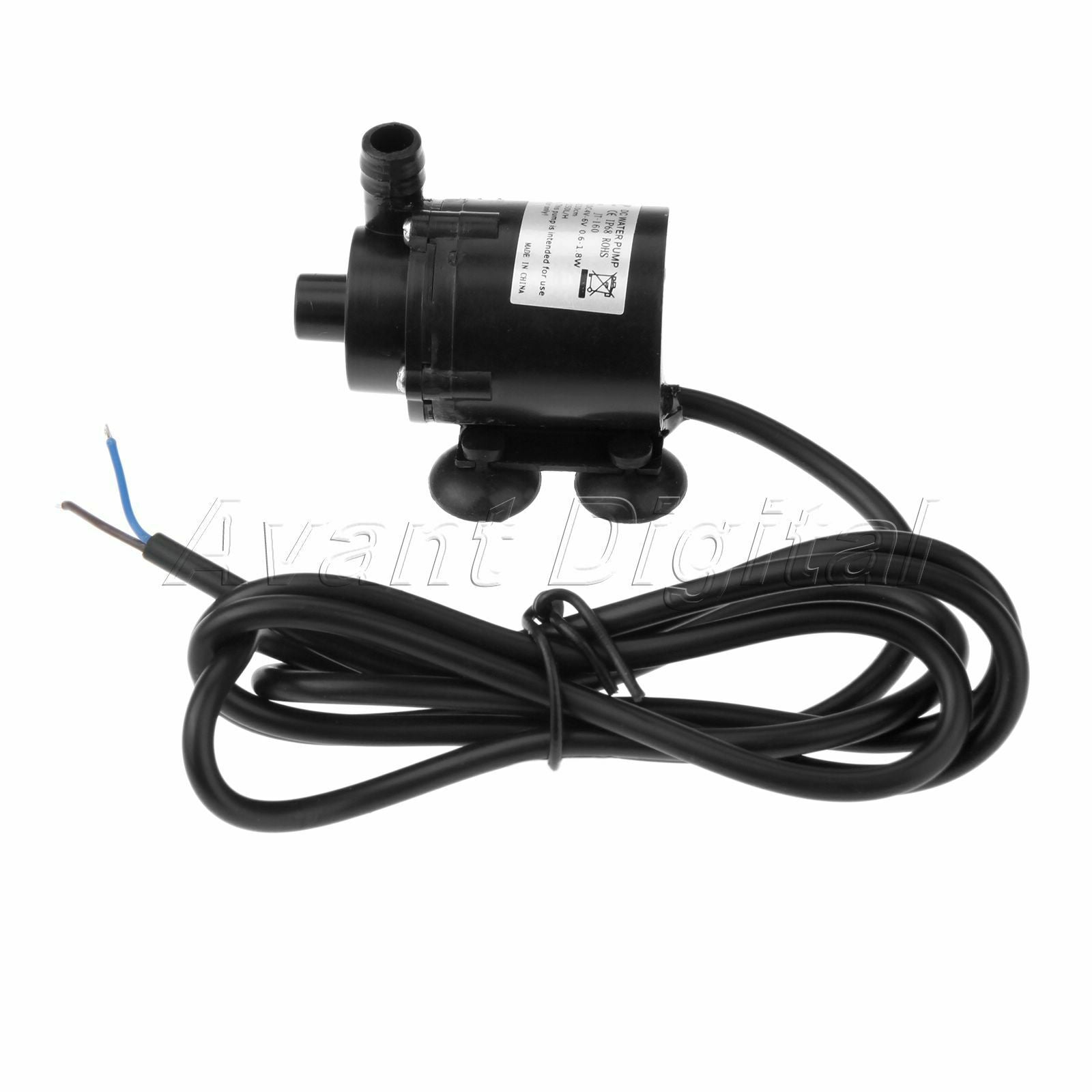 DC 4V-6V/6V-12V 280L/H Mini DC Brushless Small Water Pump Amphibious Motor Pump