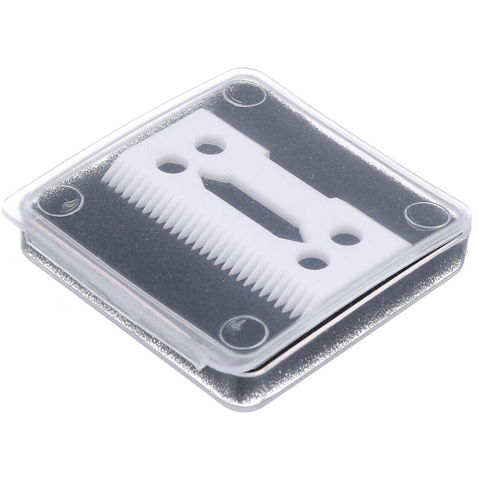 2Pcs/Set Clipper Ceramic Cutter Blade Magic Clip 2 Holes For Wahl Shear Clipper