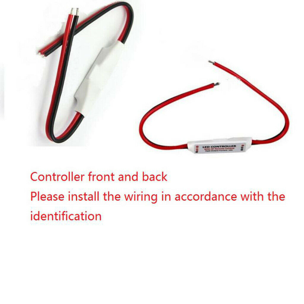 10-Key Mini Wireless Remote Controller Dimmer for LED Strip Light 12V New