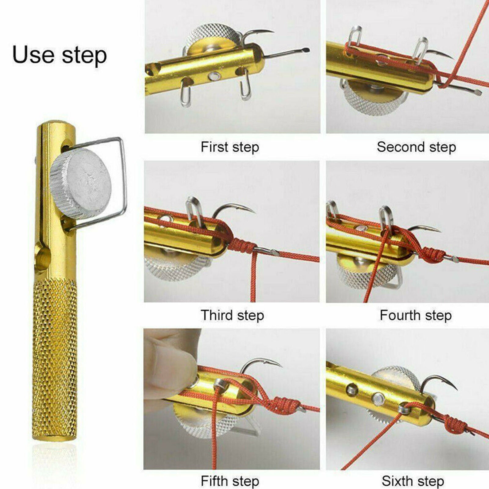 Practical Knot Line Tying Knotting Tool Manual Fast Portable Fishing Supplies