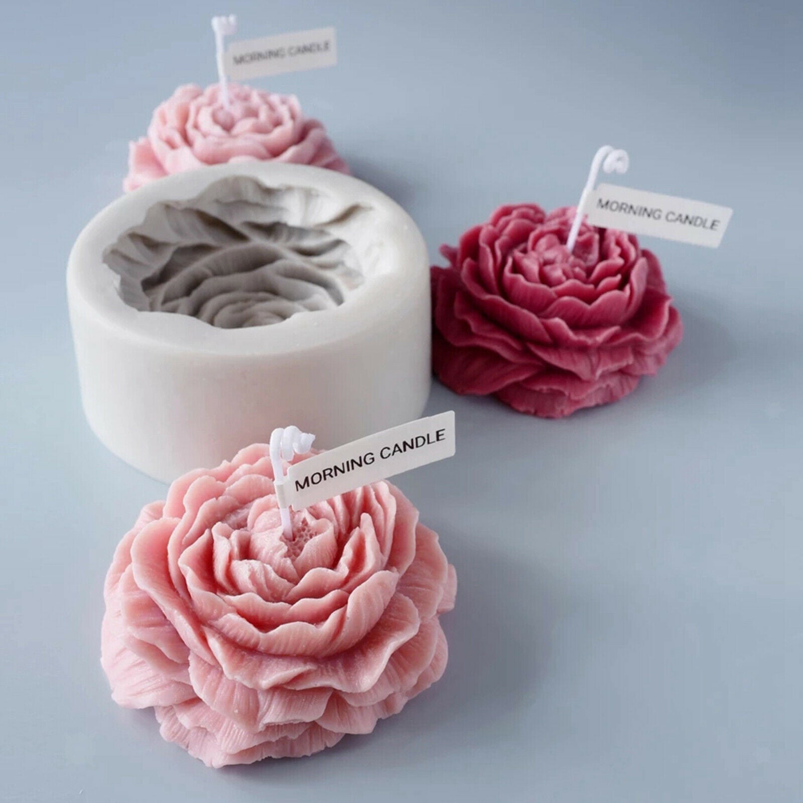 Flower Mold Aromatherapy Candle Mould Gypsum Clay Craft Pastry Making Tool