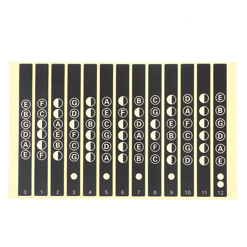Guitar Fretboard Notes Map Labels Stickers Fingerboard for 6 String Acous.l8