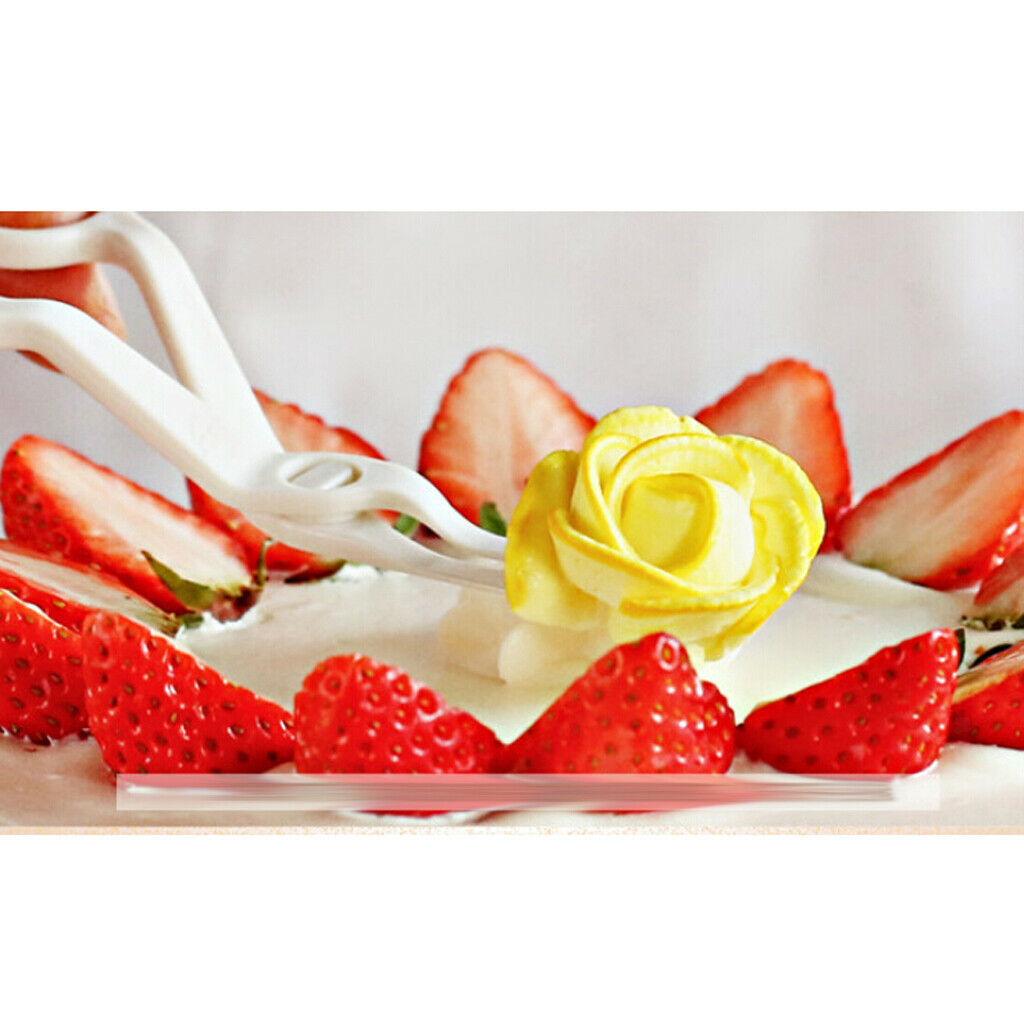 2pcs 5 Inch BUTTERCREAM ICING FLOWER LIFTER CAKE DECORATIONS