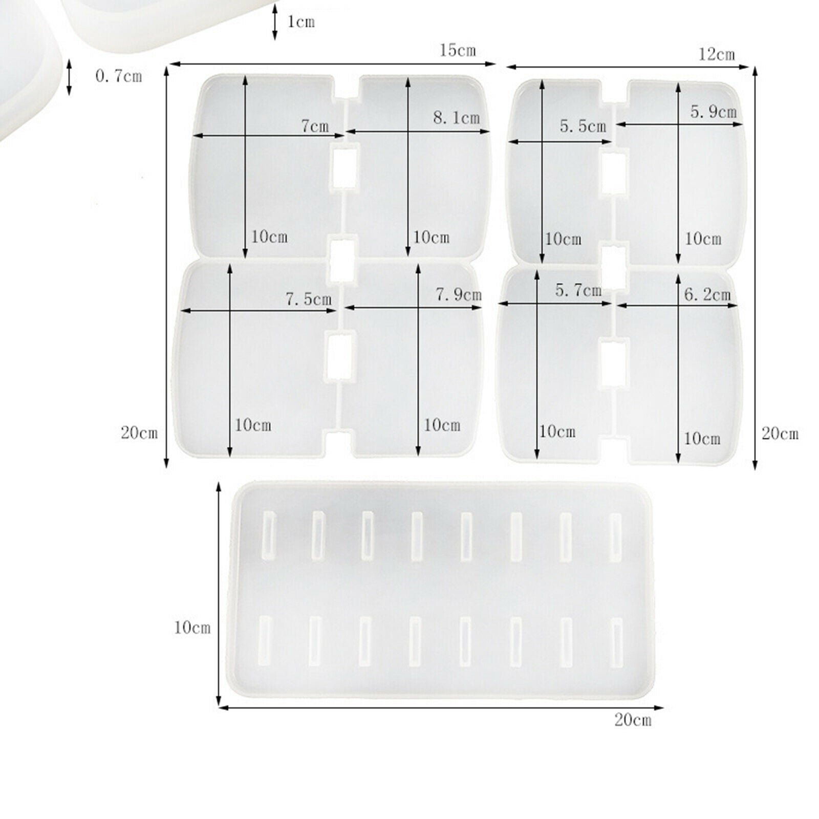 Makeup Organizer Molds Cosmetics Storage Moulds Eyeshadow Holder Crafts