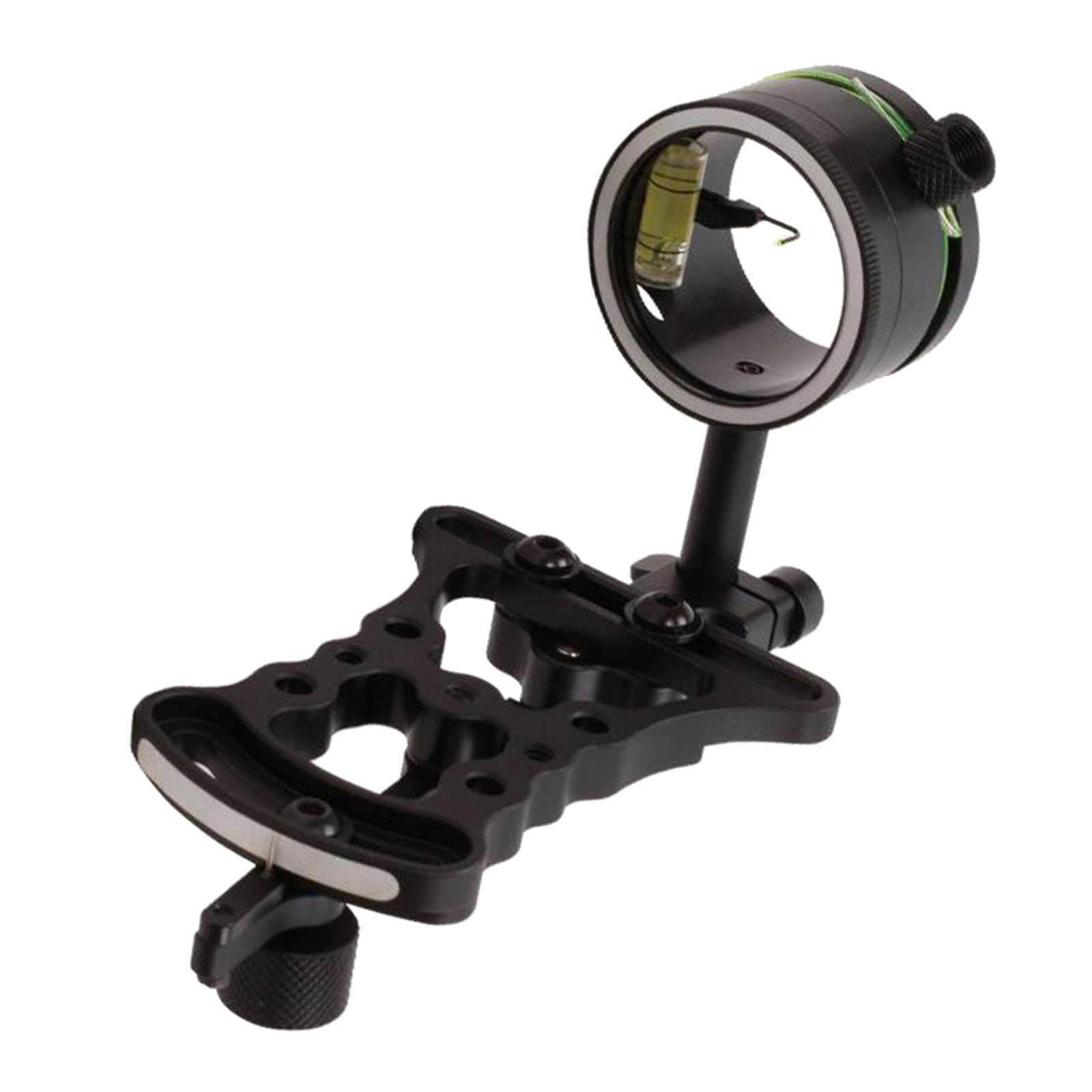 Deluxe Micro-Adjust Single Pin Bow Sight Ultralight Portable 1-Pin Slider