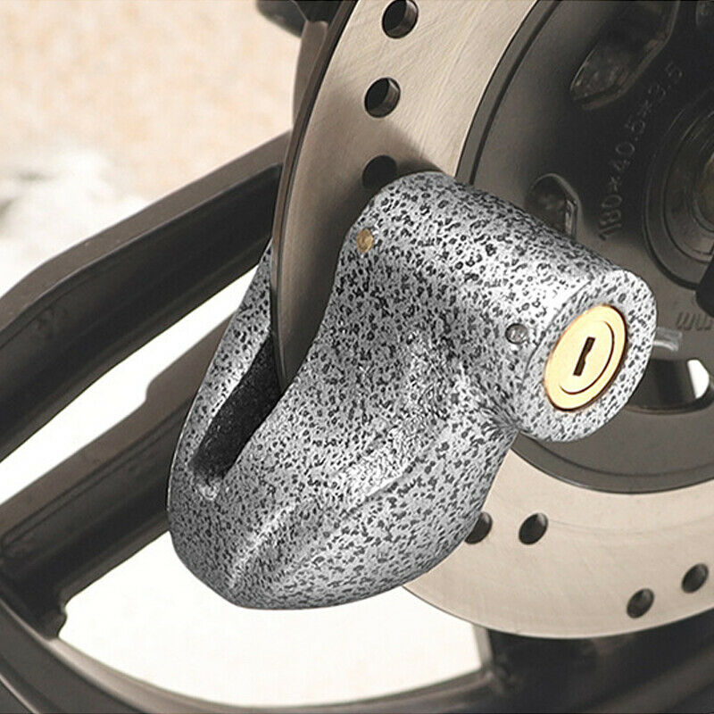 Press Type Anti Theft Wheel Disc Brake Lock For Motorcycle Scooter Bicycle Bikes