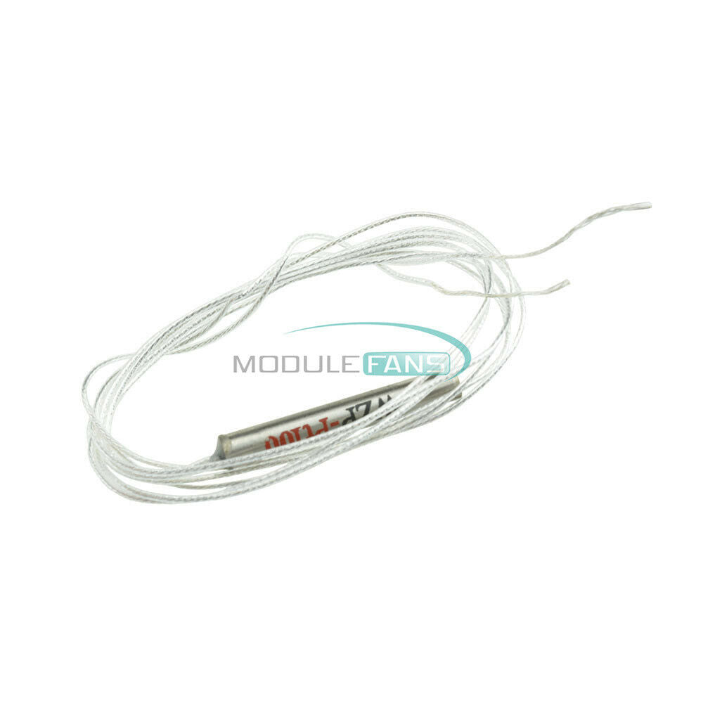 2PCS PT100 Heat Platinum Resister Temperature Sensor Waterproof Temp Probe