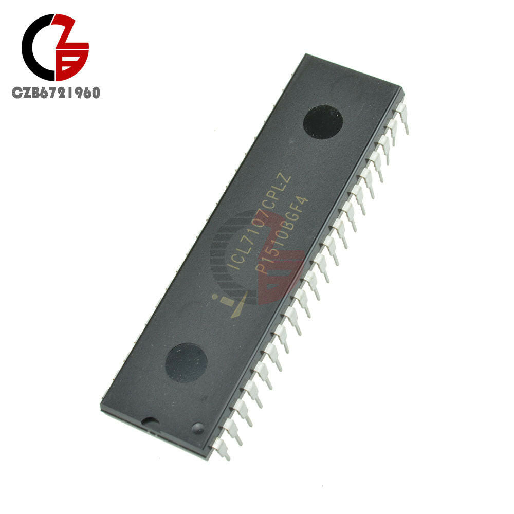 2PCS ICL7107 ICL7107CPLZ DIP-40 LCD/LED Display A/D Converters IC