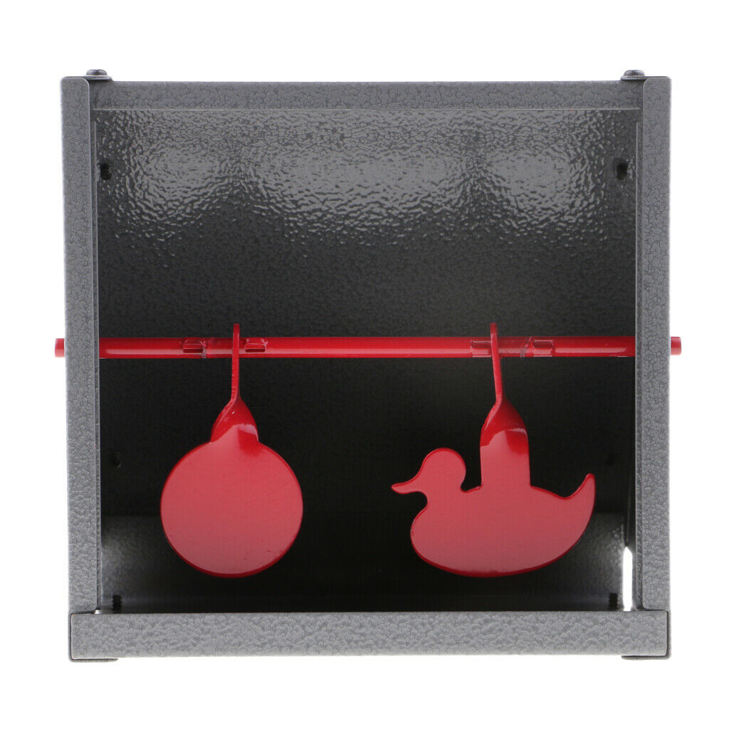 Integrated Shooting Target with Pellet Trap Catcher Black for Shooting Training