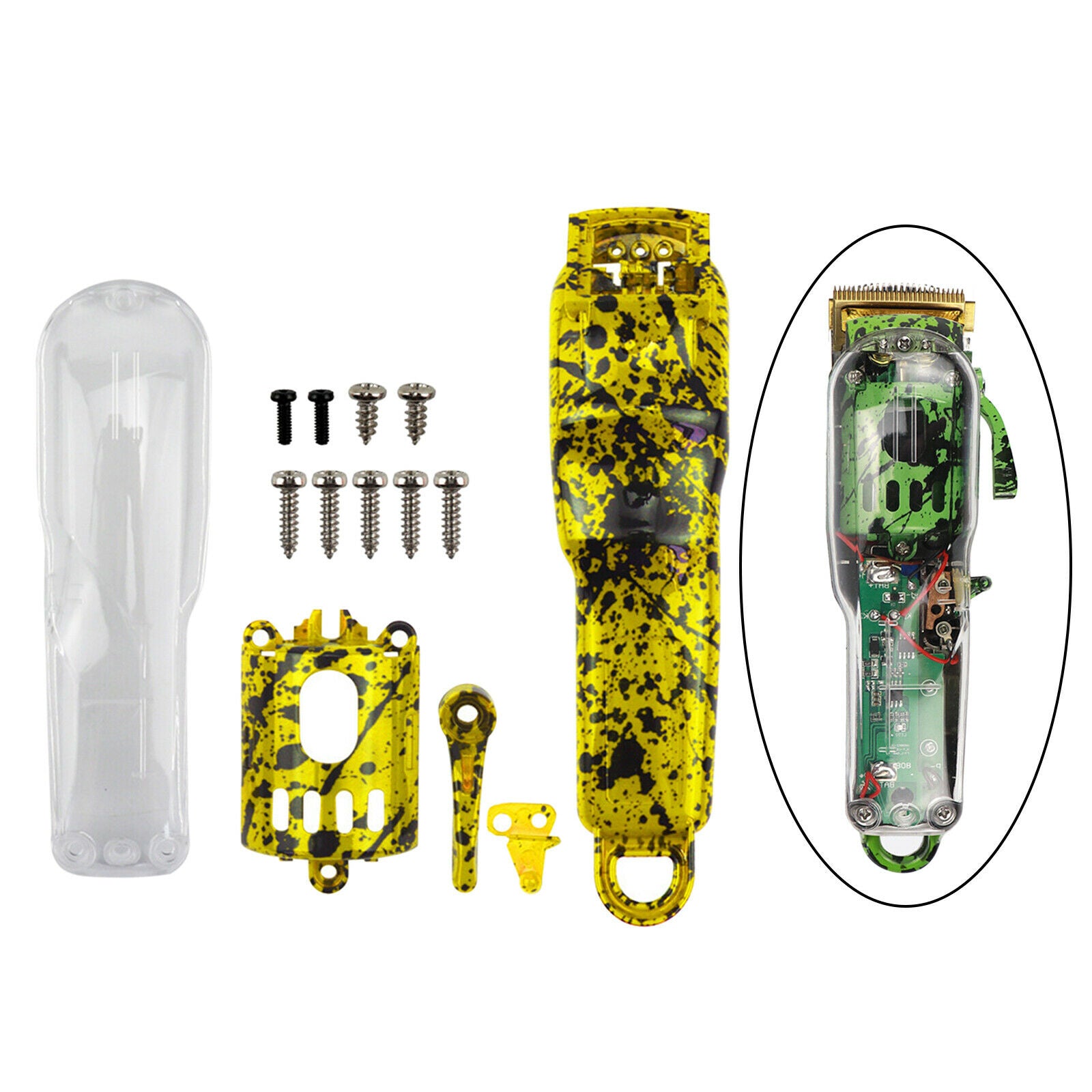 2 Set PC DIY Full Housing Combo Kit Shell Base Uper Cover for  8148 8591