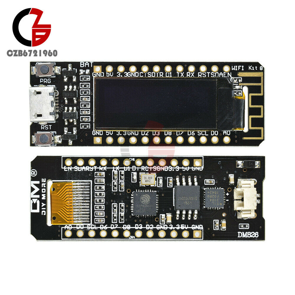 0.91 inch OLED Display Screen ESP8266 CP2104 Nodemcu WIFI Board for Arduino