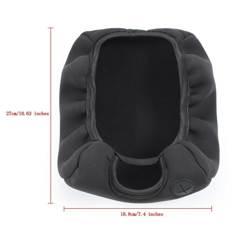 Black Armrest Box Cushion Mat Console Pad Liner Cover For Wrangler JL JT 18+ CN