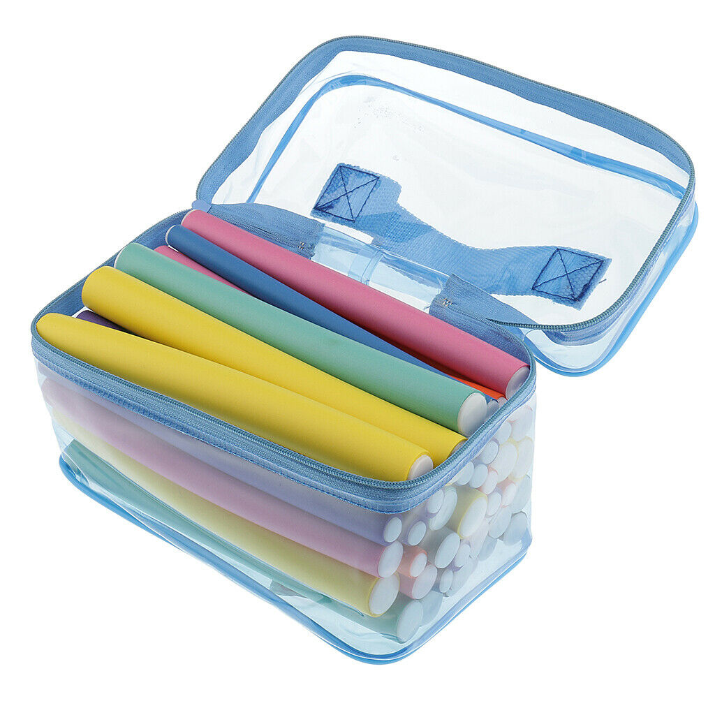 42pcs Bendy Rollers Hairdressing Soft Foam Hair Dresser Salon Curlers