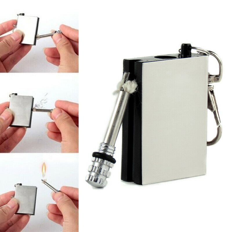 Waterproof Camping Survival Flint Match Camping Military Stainless MatchesS Gy