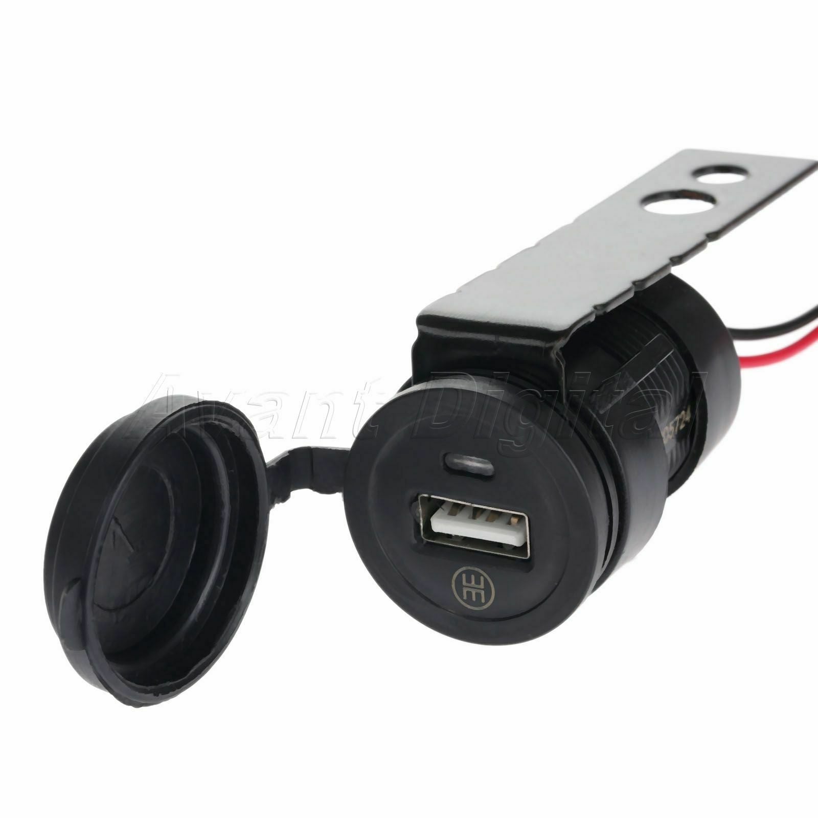 Universal Motorcycle USB Socket Charger Mobile Phone Power Adapter Motorcycle