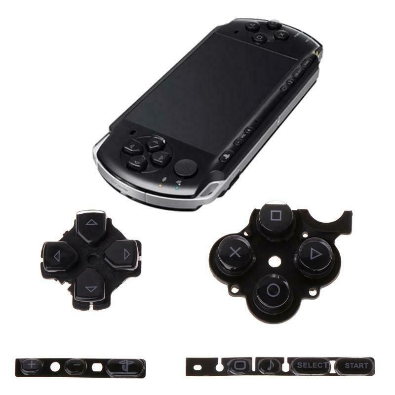 New Control Left Right Home Start Keypad Set Buttons Kit Replacement for PSP3000