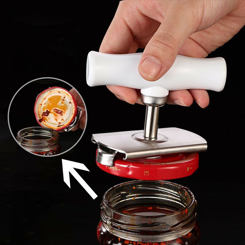 Manual Stainless Steel Easy Can Jar Opener Adjustable Cap Lid Tool Kitch.l8