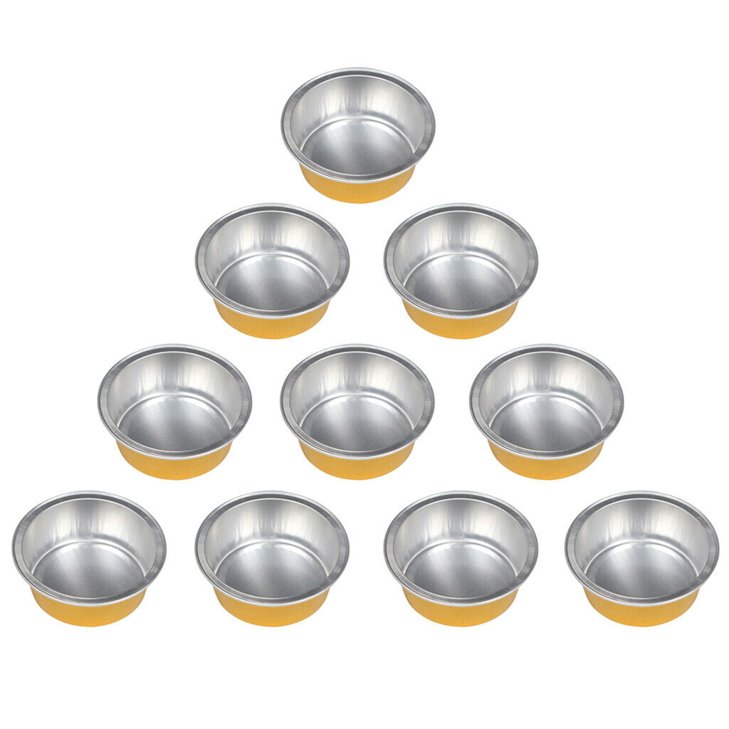 30x Aluminium Foil Wax Pellets Melting Bowl Mini Wax Beads Pot Container