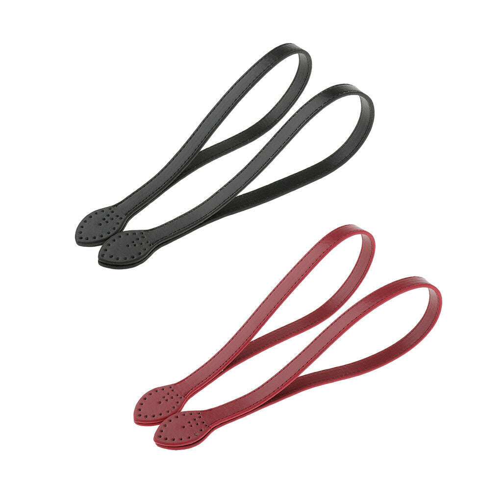 2 Pairs Replacement Bag Hooks Made of Leather Sewing Accessories Comfortable to