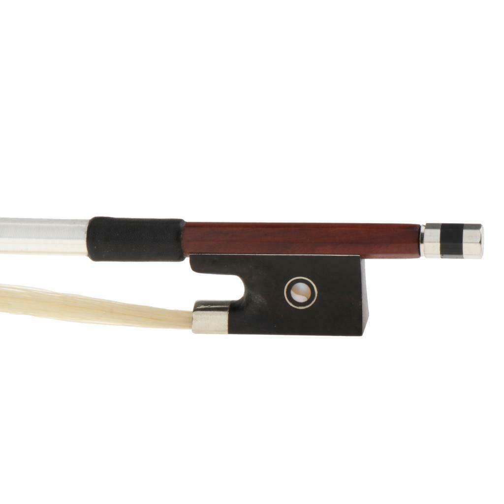 1pc Handmade Acoustic Violin Bow Beginner Brazilwood for Violin Learner