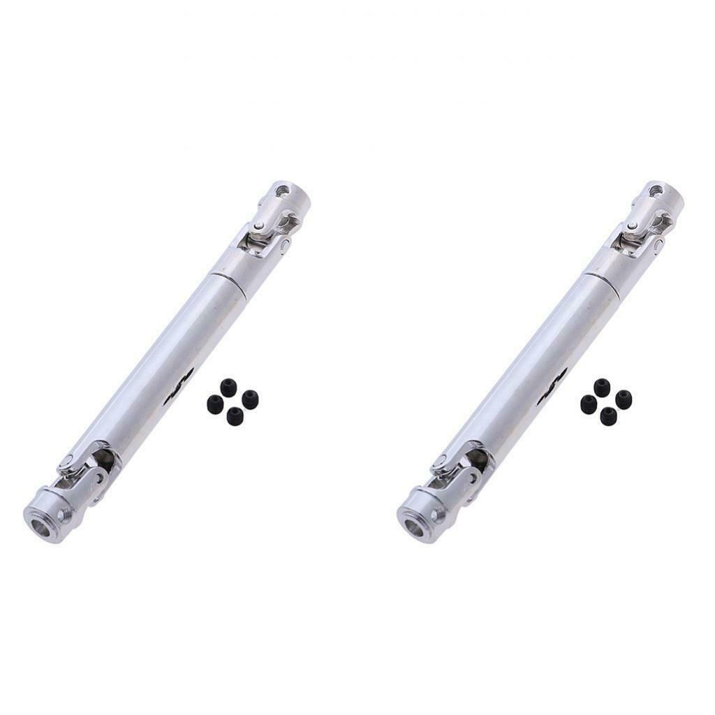 Metal Universal CVD Drive Shaft 110-155mm for Axial SCX10 D90 1/10 RC Car 2x