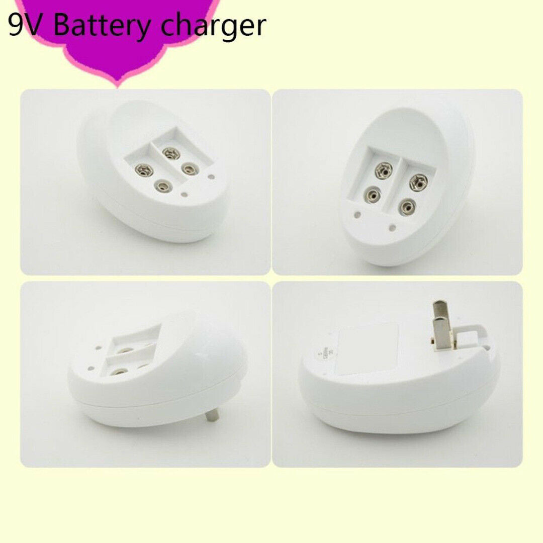 9V LED Indicator Light Li-ion/NI-MH/NiCd Smart Rechargeable Battery Charger