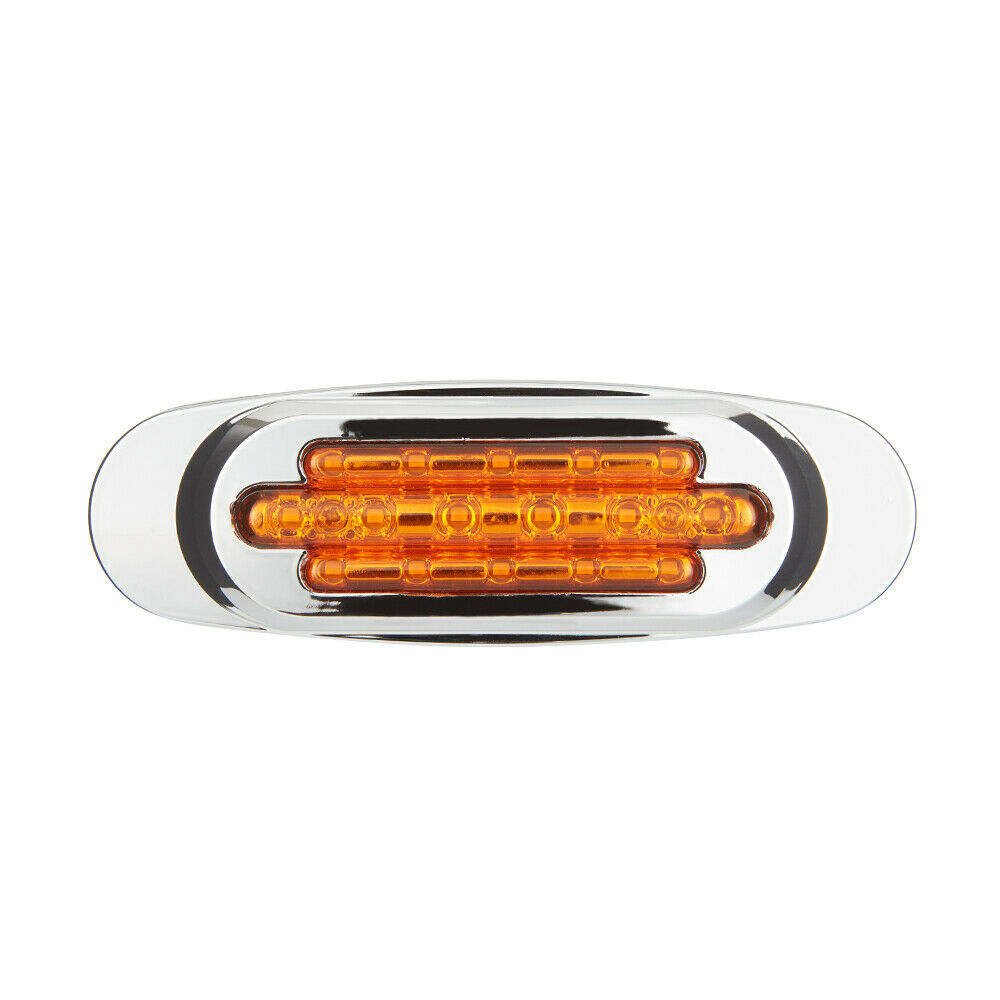 4pcs 16 LED Side Marker Lights for Freightliner Peterbilt Truck Cab Sleeper