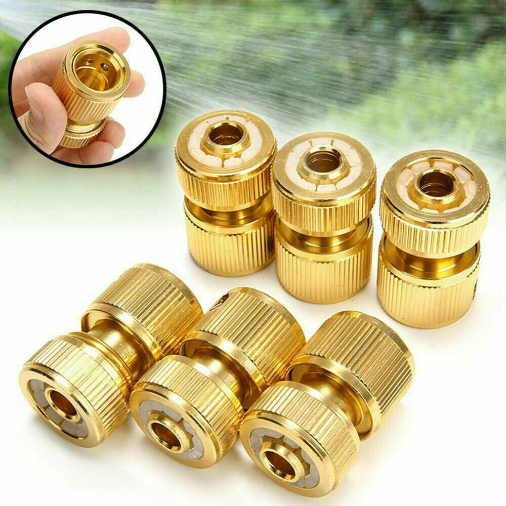 1/2" Brass Garden lawn Water Hose pipe fitting Connector tap adaptor 12mm AU