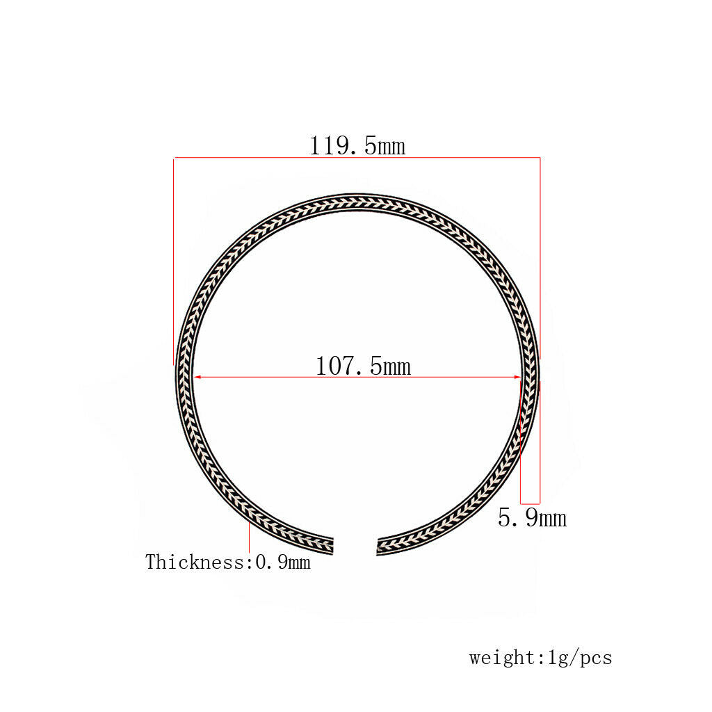 Guitar Rosette Soundhole Decals Wood Inlay For Acoustic Classical Guitars
