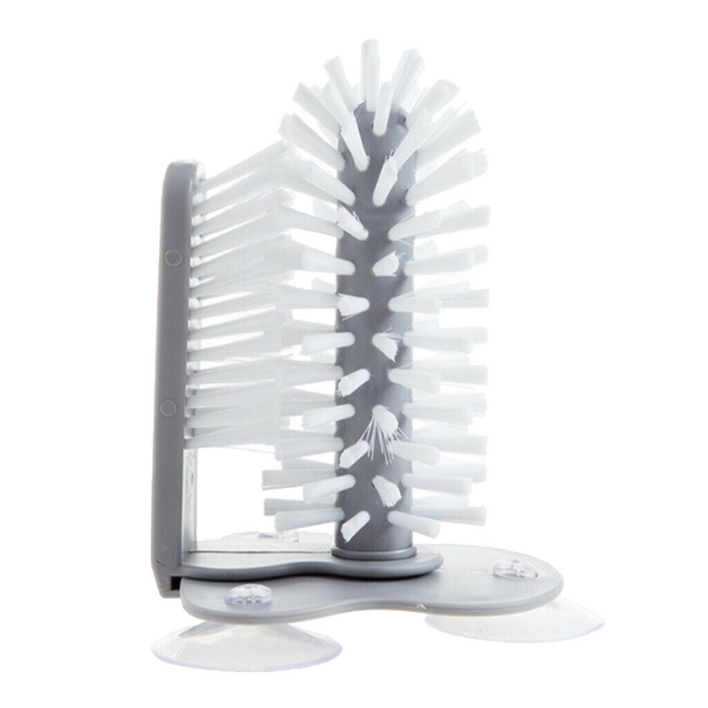 Standing Cup Washing Brush Tumbler Bar Home Kitchen Sink Scrubber Cleaning