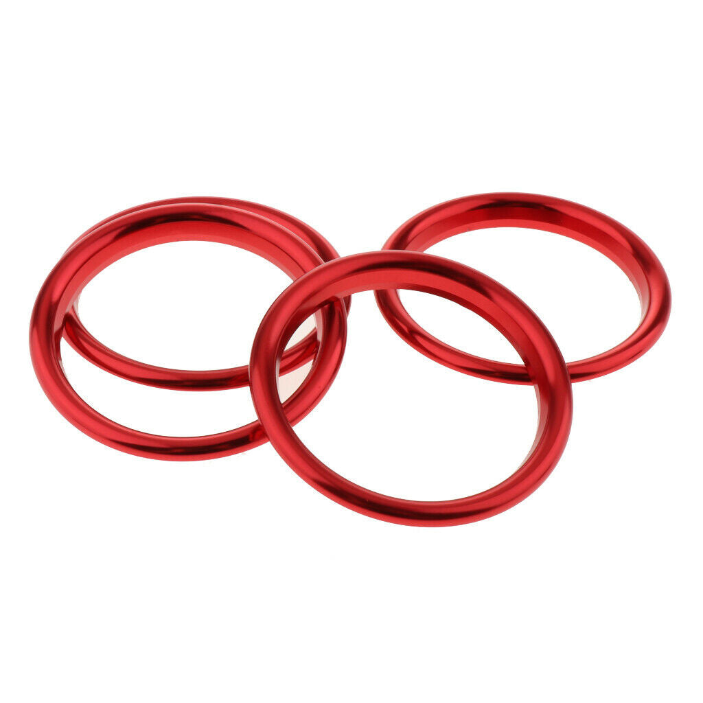Car Dashboard Air Vent Outlet Decoration Ring Cover Trim for Audi A3 S3