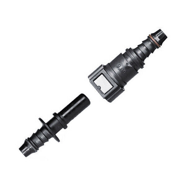 8mm 10mm Car Motorcyle Black Fuel Line Hose Coupler Quick Release Connector US