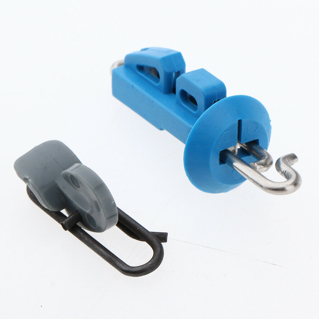10pcs Splash Down Fishing Bait Clip Locking Lock Jigging Lure Hook Tackle