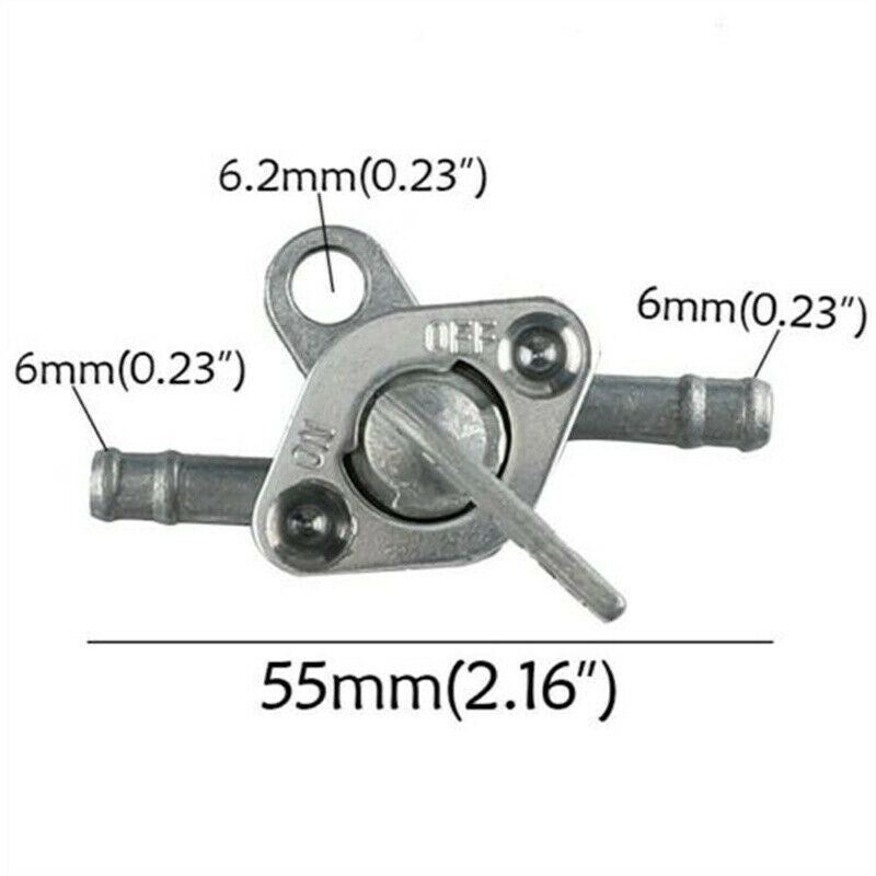 Motocycle Scooter Dirt Bike Inline ON/OFF Switch Shutoff Fuel Gas Valve Petcock