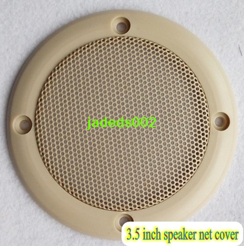 2pcs 3.5"inch car speaker grilles Yellow net cover Car Audio Grills