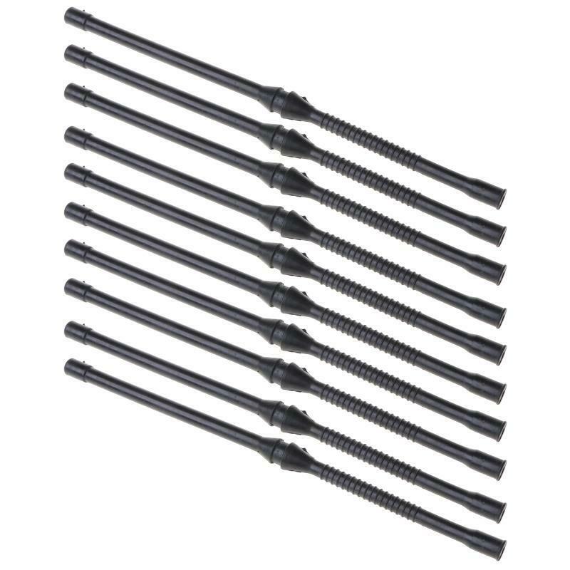 10X Black Fuel Hose Pipe For Chinese Chainsaw 4500 5200 5800 45cc 52cc MT-9999